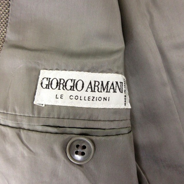 Giorgio Armani(ジョルジオアルマーニ)のジョルジオアルマーニ スーツ 上下 セットアップ ダブル 46 メンズのスーツ(スーツジャケット)の商品写真