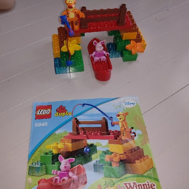 Lego(レゴ)の[美品中古]LEGOduplo5946プーさん キッズ/ベビー/マタニティのおもちゃ(積み木/ブロック)の商品写真