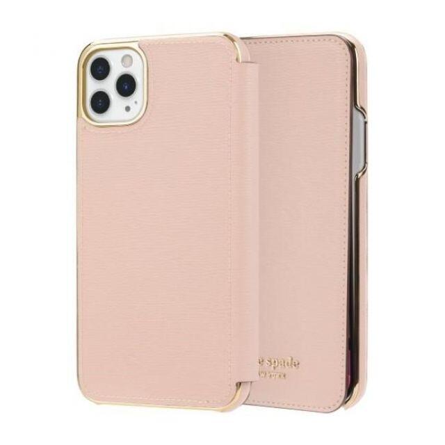 新作★ケイトスペード iPhone 11 PRO ピンク レザー調 日本未発売