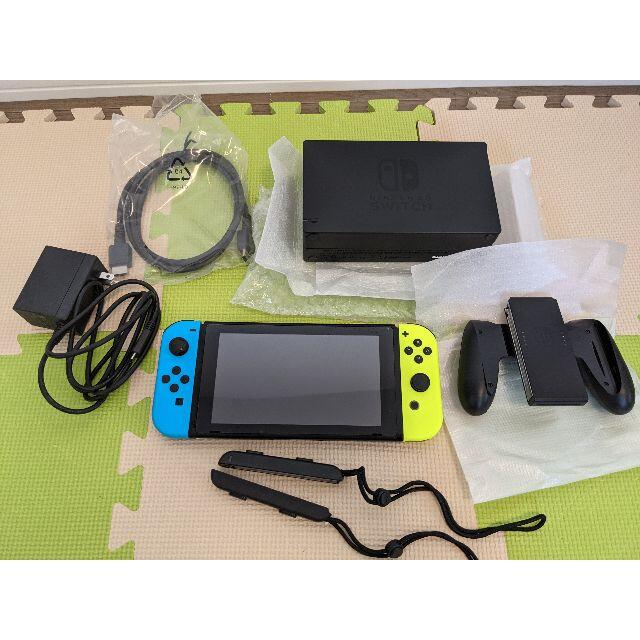 Nintendo Switch(ニンテンドースイッチ)のNintendo Switch ネオンブルー/ネオンイエロー エンタメ/ホビーのゲームソフト/ゲーム機本体(家庭用ゲーム機本体)の商品写真