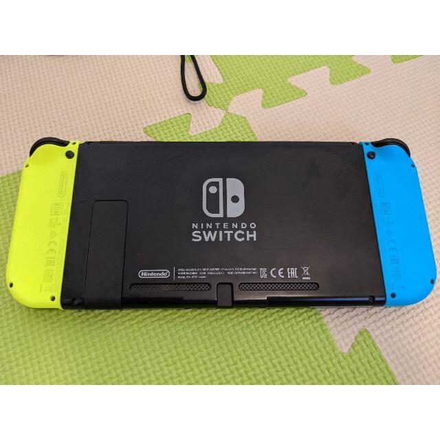 Nintendo Switch(ニンテンドースイッチ)のNintendo Switch ネオンブルー/ネオンイエロー エンタメ/ホビーのゲームソフト/ゲーム機本体(家庭用ゲーム機本体)の商品写真