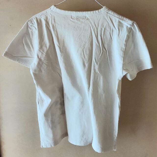 Ｔシャツ Ｍサイズ 白 ホワイト 花柄 レディースのトップス(Tシャツ(半袖/袖なし))の商品写真