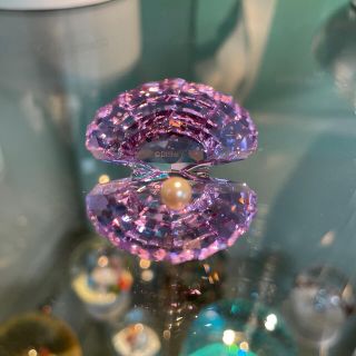 スワロフスキー(SWAROVSKI)のスワロフスキー　リトルマーメイド  ディズニー　シェル　置物(置物)