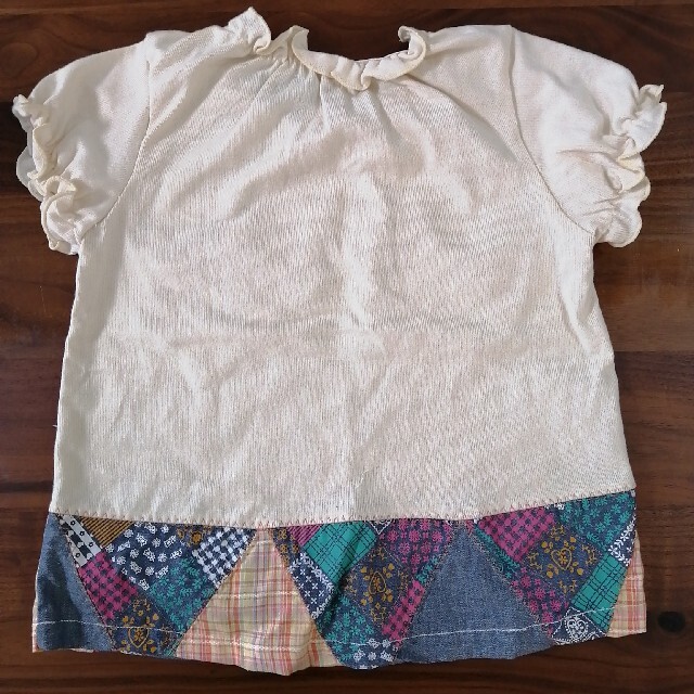 女の子　半袖　綿100％　サイズ110 キッズ/ベビー/マタニティのキッズ服女の子用(90cm~)(Tシャツ/カットソー)の商品写真