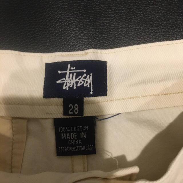 STUSSY(ステューシー)のold stussy カーゴショートパンツバギーショーツアイボリー メンズのパンツ(ショートパンツ)の商品写真