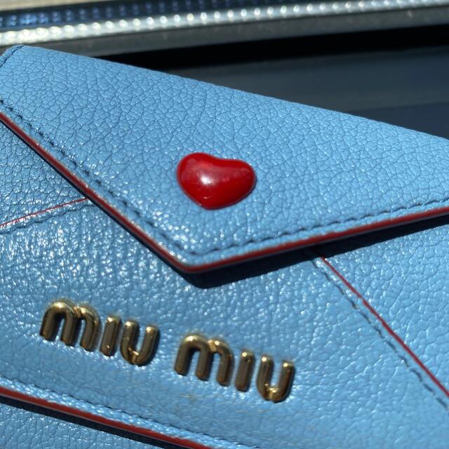 miumiu(ミュウミュウ)の財布 miumiu ミュウミュウ　三つ折り　ミニウォレット レディースのファッション小物(財布)の商品写真