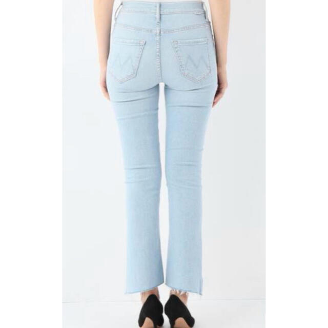 MOTHER INSIDER CROP L.BLUE DENIM 25 2