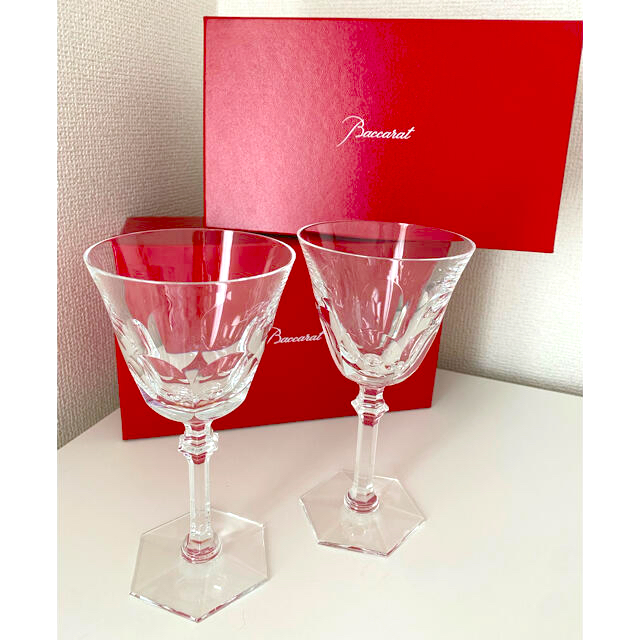 baccarat ワイン ペアグラス 流行のアイテム