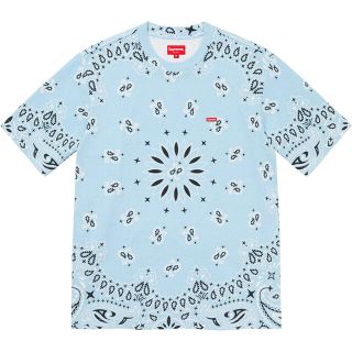 シュプリーム(Supreme)のSupreme Small Box Tee Light Blue Bandana(Tシャツ/カットソー(半袖/袖なし))