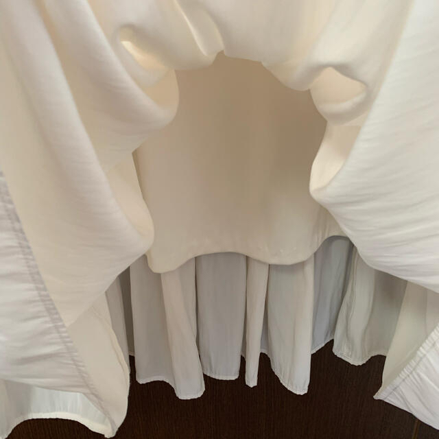 le.coeur blanc(ルクールブラン)のルクールブラン ロング丈ギャザースカート レディースのスカート(ロングスカート)の商品写真