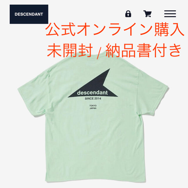 【サイズ2】 DESCENDANT CETUS SS TEE MINT