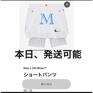 オフホワイト(OFF-WHITE)の※モッくん専用 ナイキ ✖︎ オフホワイト (ショートパンツ)