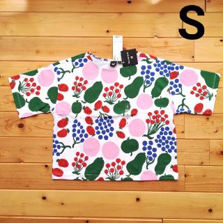 マリメッコ(marimekko)のSサイズ　マリメッコ  marimekko  ユニクロ　フルーツ　果物　半袖(ひざ丈ワンピース)