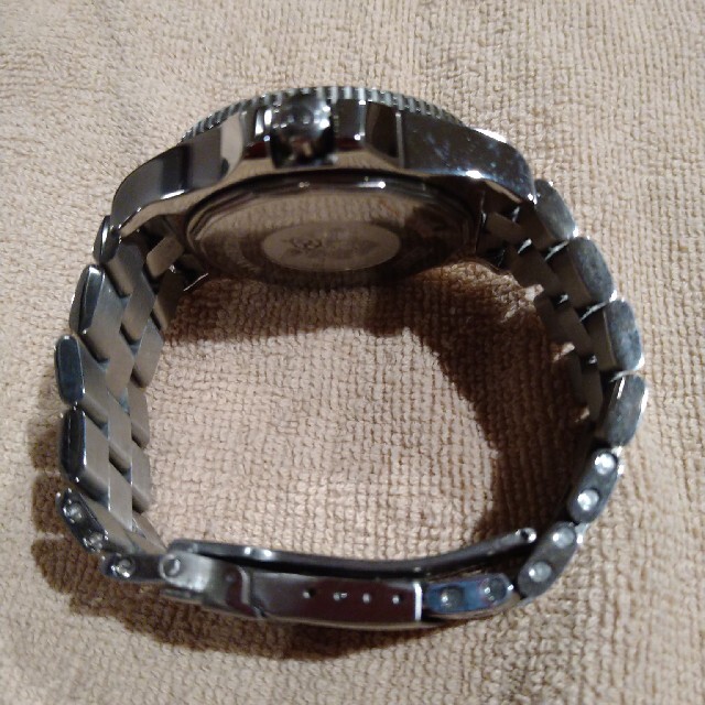 📍値下げ。⚫こひきあ様⚫青ベゼル　青文字盤　自動巻 メンズの時計(腕時計(アナログ))の商品写真