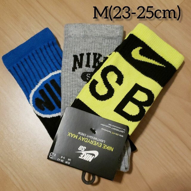 NIKE(ナイキ)のナイキソックス3足セット(M23-25cm) レディースのレッグウェア(ソックス)の商品写真