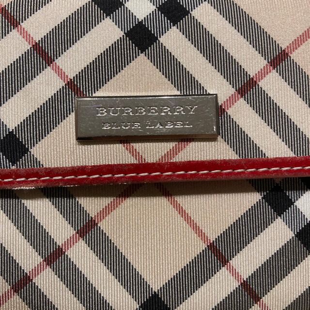 BURBERRY(バーバリー)の【BUBBERRY】バーバリーブルーレーベル＊二つ折り財布＊ベージュ＊チェック レディースのファッション小物(財布)の商品写真