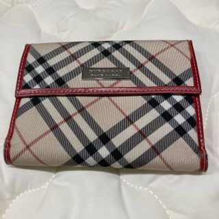 バーバリー(BURBERRY) 財布(レディース)（ブルー・ネイビー/青色系）の