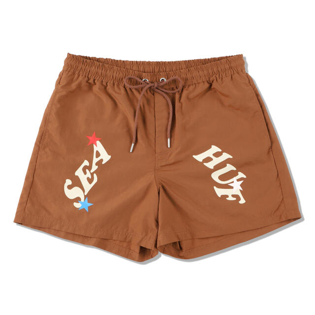 HUF X WDS EASY SHORTS BROWN L