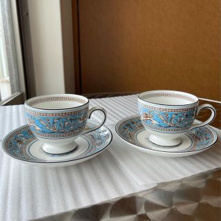 ウェッジウッド(WEDGWOOD)のウェッジウッド　フロレンティーン　ターコイズ　2セット(食器)