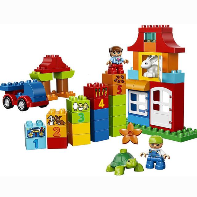 Lego(レゴ)のLEGO レゴデュプロ　みどりのコンテナスーパーデラックス　おおきな遊園地 キッズ/ベビー/マタニティのおもちゃ(積み木/ブロック)の商品写真