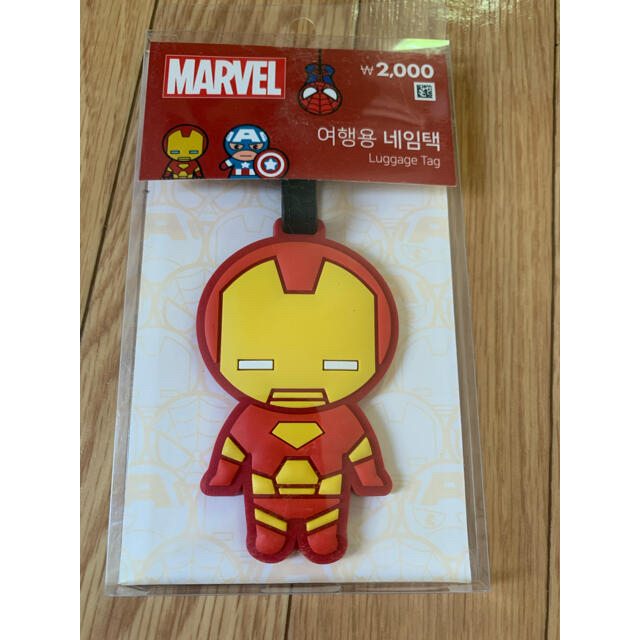 MARVEL(マーベル)の韓国限定☆【マーベル】ラゲージタグ エンタメ/ホビーのおもちゃ/ぬいぐるみ(キャラクターグッズ)の商品写真