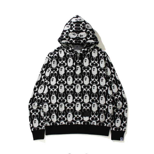 A BATHING APE(アベイシングエイプ)の【値下有】【 BAPE X COACH 】PULLOVER HOODIE  XL メンズのトップス(パーカー)の商品写真