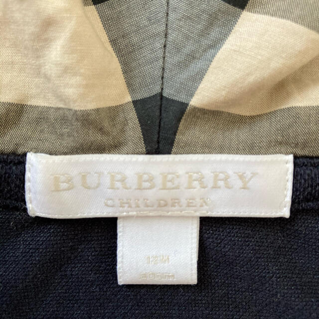 BURBERRY(バーバリー)の専用　Burberryパーカー  80 キッズ/ベビー/マタニティのベビー服(~85cm)(シャツ/カットソー)の商品写真