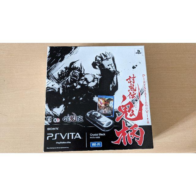 PlayStation Vita(プレイステーションヴィータ)のPS VITA 討鬼伝 鬼柄 美品 メモリ8g付属 エンタメ/ホビーのゲームソフト/ゲーム機本体(携帯用ゲーム機本体)の商品写真