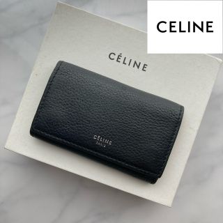品揃え豊富で小物きです celine ブラック 黄色 イエロー レザーの通販 by おとうふ丸