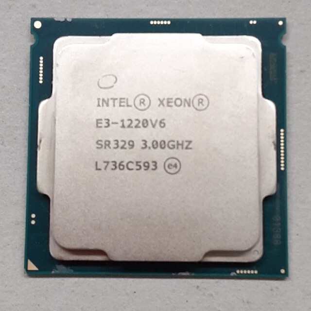 CPU XEON E3-1220V6 3.0GHz LGA115PCパーツ