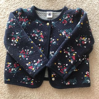 プチバトー(PETIT BATEAU)のプチバトー 花柄ジャケット　3ans 95cm(ジャケット/上着)