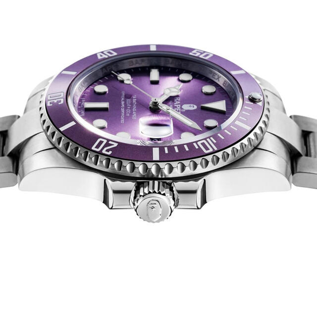 A BATHING APE(アベイシングエイプ)のBAPE BAPEX® TYPE1腕時計　紫 メンズの時計(腕時計(アナログ))の商品写真