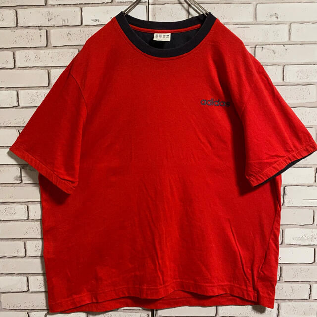 adidas(アディダス)の90s 古着 アディダス XL ビッグシルエット 常田大希 ゆるだぼ メンズのトップス(Tシャツ/カットソー(半袖/袖なし))の商品写真