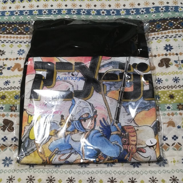 アニメージュとジブリ展 限定 ナウシカ Tシャツ Lサイズ 黒の アニメージュとジブリ展 限定 ナウシカ Tシャツ Lサイズ 黒の