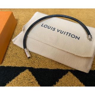 ルイヴィトン(LOUIS VUITTON)のLOUIS VUITTON ブラスレ キープイット/レザー/BLK(ブレスレット)