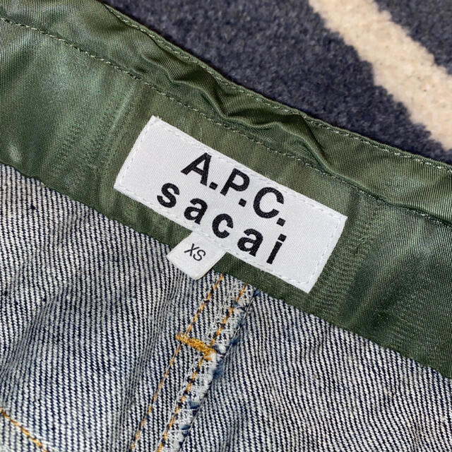 sacai(サカイ)のsacai apc デニムパンツ サイズ1 メンズのパンツ(デニム/ジーンズ)の商品写真