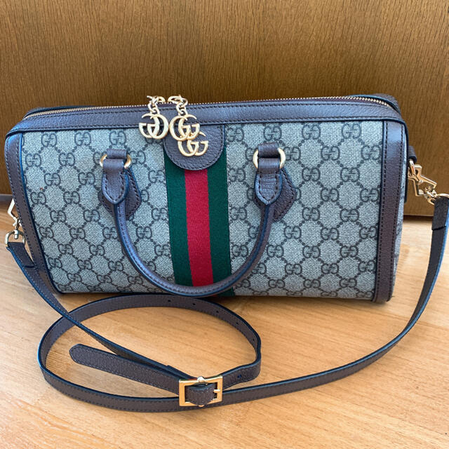 Gucci(グッチ)の☆ tasoha様専用☆GUCCI オフディアGGミディアムトップハンドルバッグ レディースのバッグ(ショルダーバッグ)の商品写真