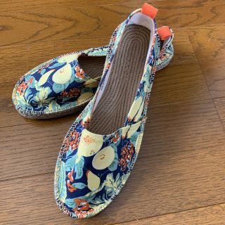 グローバルワーク(GLOBAL WORK)の【新品】GLOBAL WORK エスパドリーユ ボタニカル柄(スリッポン/モカシン)