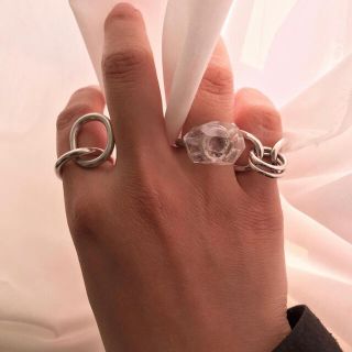 ミッドウエスト(MIDWEST)のmoil   モイル　Double Hoop Ring(リング(指輪))