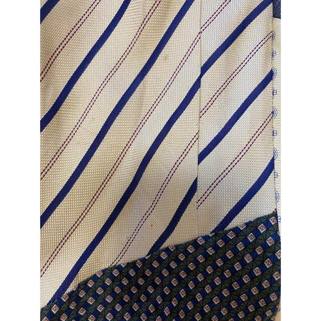 MALION vintage Tie patchwork skirt 4