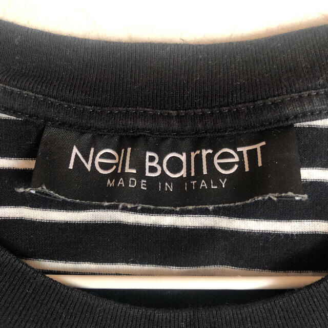 Neil Barrett ボルト ボーダー 夏 Tシャツ