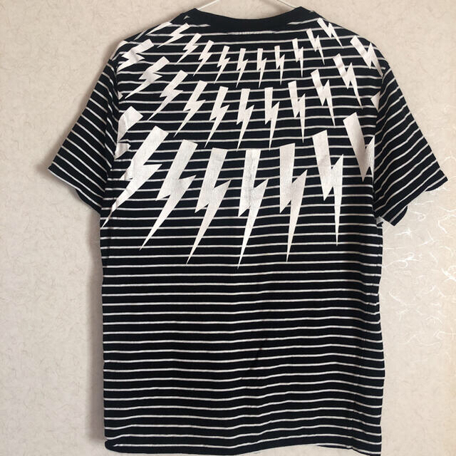 Neil Barrett ボルト ボーダー 夏 Tシャツ