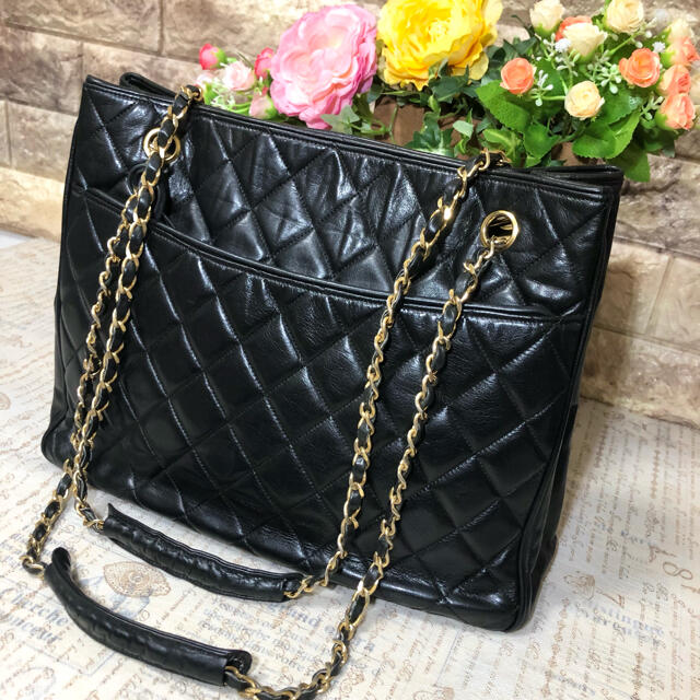 CHANEL シャネル チェーントートバッグ