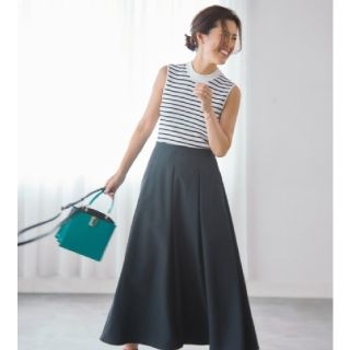 プラステ(PLST)の新品！♥️PLST♥️UVコットンアセテートボーダーニット。M。(ニット/セーター)