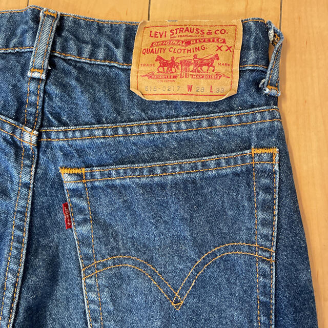 超貴重 90s ビンテージ Levi's w515 強ハイウェスト デニム