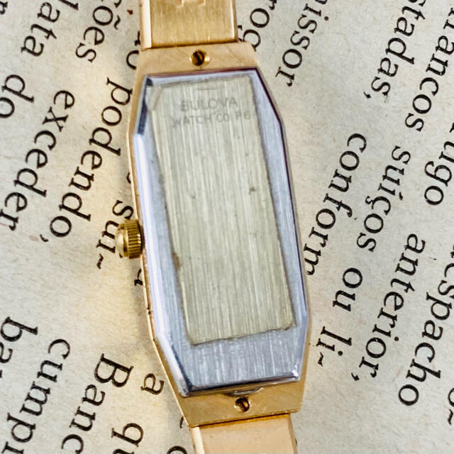 【高級時計ブローバ】 Bulova クォーツ 腕時計 レディース