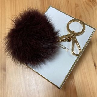 マイケルコース(Michael Kors)の美品！　正規品　マイケルコース　ファーチャーム　キーホルダー(キーホルダー)