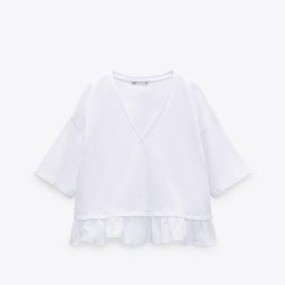 ザラ(ZARA)のZARA トップス(Tシャツ(長袖/七分))