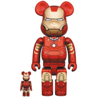 メディコムトイ(MEDICOM TOY)のBE@RBRICK IRON MAN MARK III 100％ & 400％　(その他)