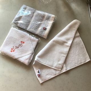 イマバリタオル(今治タオル)の今治　いまばりタオル＋刺繍付き　ハンドタオル+ミニハンドタオル　3枚セット(タオル/バス用品)